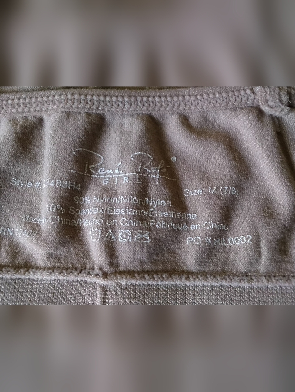 Rene Rofe Girls Bralette Bundle Size M 7/8 4-Pack EUC Seamless Stretch - Picture 14 of 14